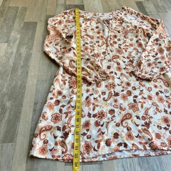 Rip Curl Desert Dawn Tunic Dress Bohemian Paisley Floral - Picture 8 of 12